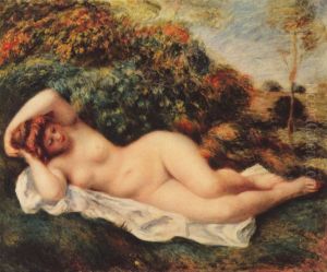 Badende, schlafend (Die Backerin) by Pierre Auguste Renoir