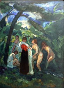 Bathing Women by Bela Ivanyi-Grunwald
