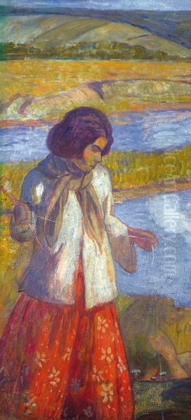 Gypsy Girl Spinning - view 1