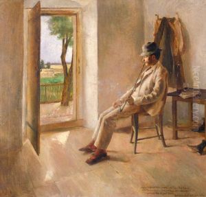 Summer(Smoking Boy) by Bela Ivanyi-Grunwald