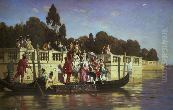 An elegant boating party - view 1