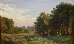 A view of Esrum. by Rudolf Bissen