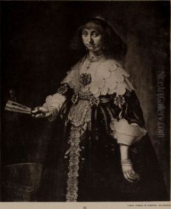 Portrait of a young woman by Hercules Sanders