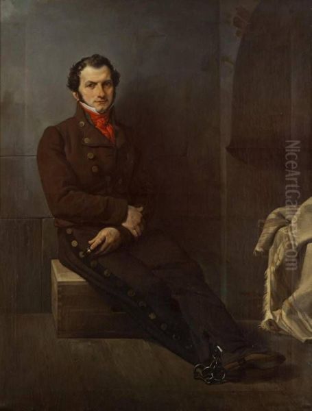 Portrait of Count Arese in prison - view 1