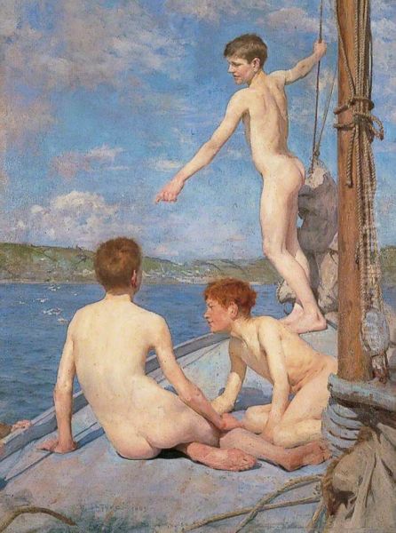 The bathers - view 1