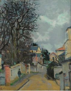RUE A PONTOISE by Armand Guillaumin