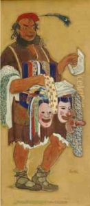 Rollenportrait Rudolph Schildkraut (1862-1930) als "Autolycus" in "Ein Wintermarchen" (Shakespeare), Berlin 1906