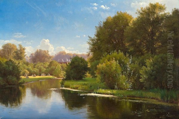 Landscape with a stream. - view 1