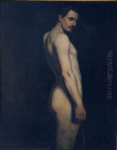 Etude de nu by Gustave Courbet
