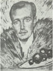 Portret Jana Leszczynskiego by Stanislaw Ignacy Witkiewicz (Witkacy)