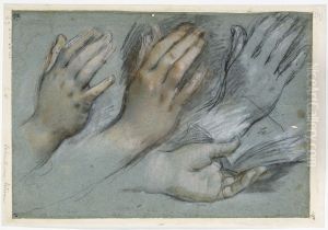 Studies for the Hands of the Virgin Mary for the Annunciation