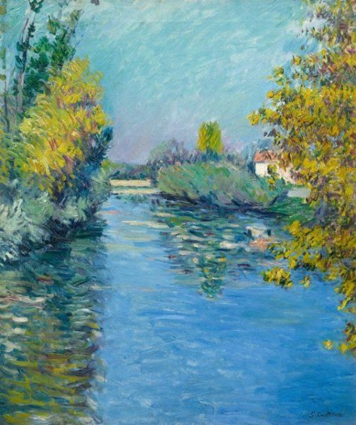 Branch of the seine, effect in autumn - view 1