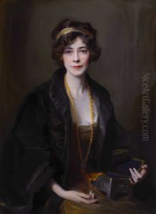 Portrait of the Marchioness of Douro, nee the Hon. Lilian Maud Glen Coats, later 5th Duchess of Wellington, half-length