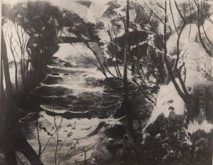Stream (Spring landscape in Zakopane) by Stanislaw Ignacy Witkiewicz (Witkacy)
