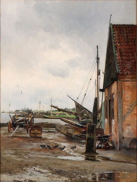 "Efter Regnen. Motiv fra Kastrup" - view 1