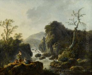 A Mountainous River Landscape A Mountainous River Landscape