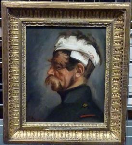 Kopf eines Verwundeten by Theodore Gericault