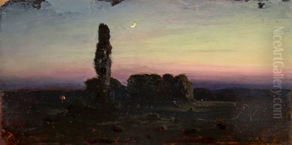 Evening on the Steppe - view 1