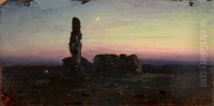 Evening on the Steppe by Arkhip Kuindzhi