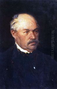 Portrait of an unknown man by Arkhip Kuindzhi