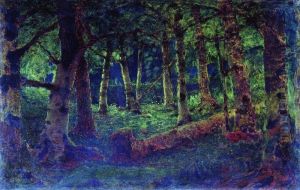 Birch grove (Forest) by Arkhip Kuindzhi