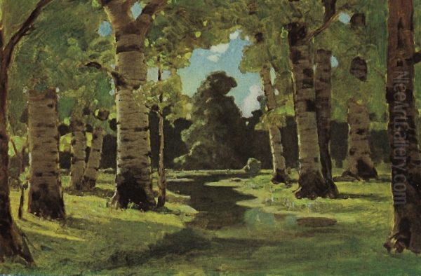 Birch grove (study) - view 1