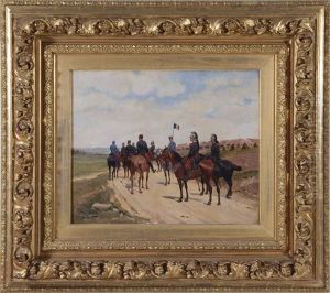 French encampement, crimean war by Georges Louis Hyon