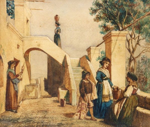 Scene from the Roman Campagna - view 1