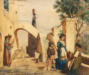 Scene from the Roman Campagna by Ida Bohnstedt
