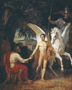 Bellerophon is sent to the campaign against the Chimera by Alexander Ivanov