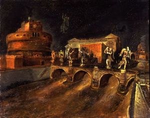 Il ponte degli angeli by Scipione