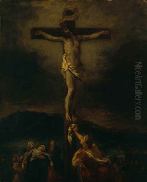 Le Christ en croix avec les saintes femmes - view 1