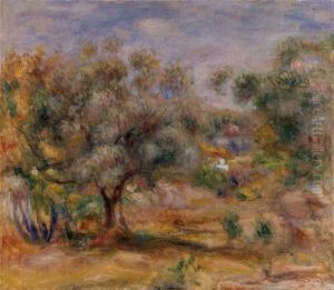 Olive trees in the garden by Pierre Auguste Renoir