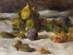 Nature morte aux fruits (figues et groseilles) by Pierre Auguste Renoir