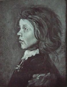 Head of a boy facing left by Frans Hals