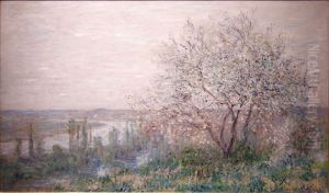 Springtime in Vetheuil by Claude Oscar Monet