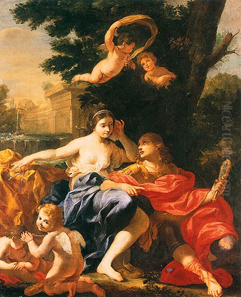 Rinaldo and Armida at the fountain. - view 1