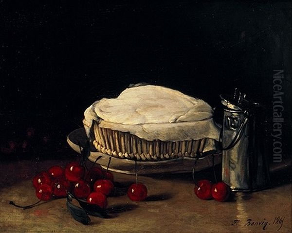 Still life with cherries. - view 1