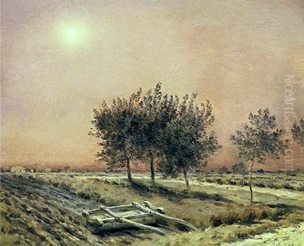 Landscape by moonlight. - view 1