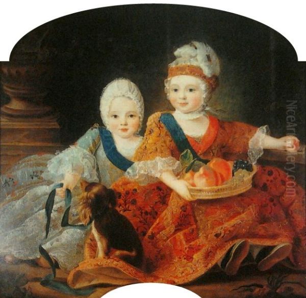 Double portrait of Duke of Berry and Count of Provence as children. - view 1