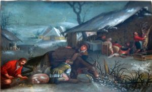 Travaux champetres et saison Hiver by Jacopo Bassano