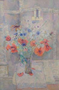 Wild Flowers and Church Walls, Chatillon Wild Flowers and Church Walls, Chatillon