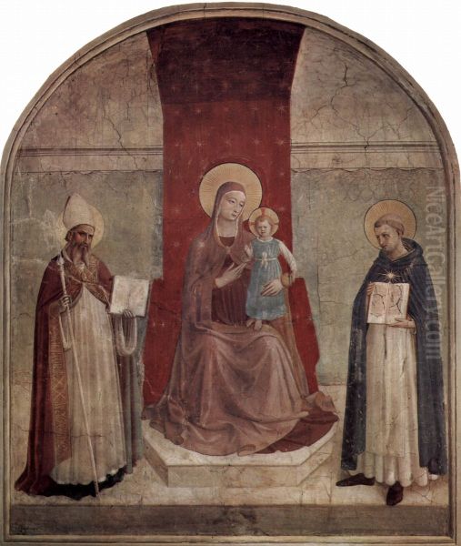 Madonna and Child with Augustine and Thomas - view 1