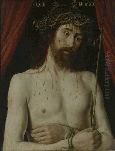 Christ with Crown of Thorns (Ecce Homo) by Jean Hey