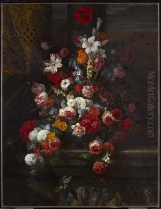 Flowers by Jean-Baptiste Monnoyer