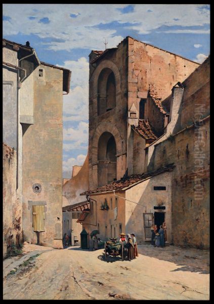 Old entrance gate in Pinti - view 1