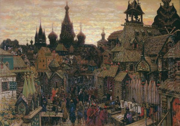 Street in Kitay-Gorod. The beginning of the XVII century, 1900 - view 1