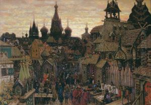 Street in Kitay-Gorod. The beginning of the XVII century, 1900