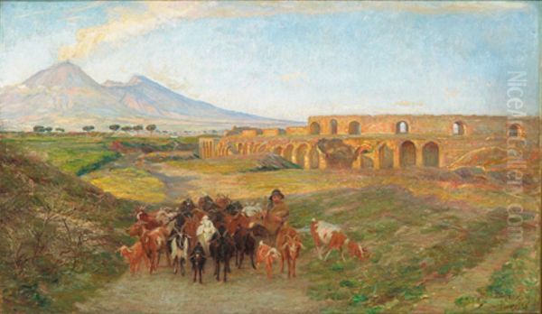 Landscape near Pompeii. - view 1