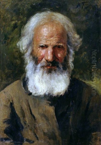 Portrait of an old man - view 1